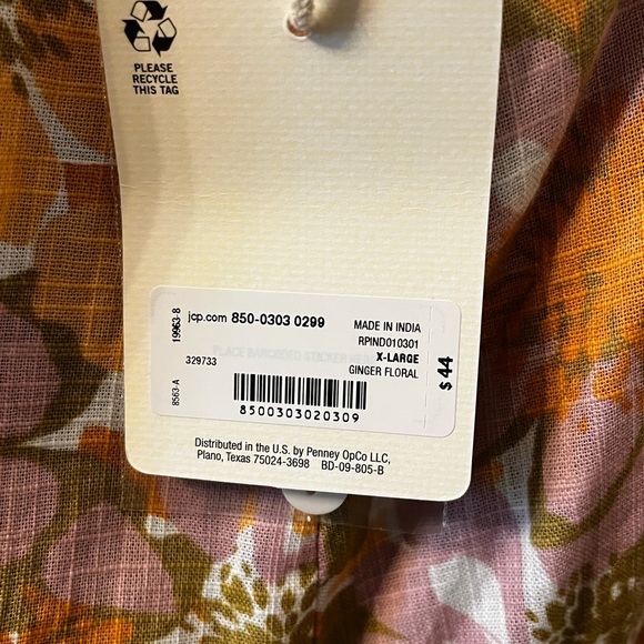 ANA Ginger Floral Dress in Yellow and Pink - Picture 3 of 4